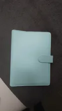 Carpeta de archivos recargable para Notebook, funda para Bloc de notas, carpeta de cuero, suministros de oficina, novedad