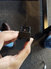 Visor de punto rojo para rifle, mira apta para weaver carril de 20mm para Airsoft/Rifle de caza, mini RMR