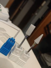 1 pieza de cabezal cerámico para pulidora, eléctrica de uñas artísticas