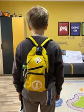 Mochila pequeña con personalidad para mujer, bolsa de hombro doble, moda para adolescentes, novedad