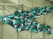 Bañador Sexy de una pieza para mujer, traje de baño de realce, Monokini con volantes, ajustable al hombro, 2021