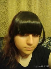 Leeons-postizo corto de pelo sintético para mujer, postizo resistente al calor, con flequillo, corto Natural, pinzas para el pelo, color negro