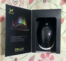 RGB Gaming Mouse Ergonomic-Mice Computer-Gamer Honeycomb-Shell Lightweight Delux M700
