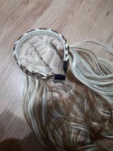 Similler-Peluca de cabello sintético largo ondulado de 22 pulgadas para mujer, pelo Afro de fibra resistente al calor, 18 estilos disponibles, colores combinados