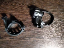 Soporte para linterna de bicicleta con rotación de 360 grados, Clip ajustable para lámpara de luz de bicicleta