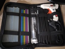 Juego de pistola de pegamento 6 en 1, herramienta de reparación de manualidades de fusión en caliente eléctrica, profesional, bricolaje, 110-240V, 20W, con palos de regalo, envío gratis