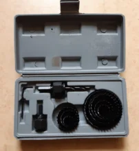 Saw-Set Drill-Bit Hole-Cutter-Set Plasterboard 19-127mm Woodworking-Hole Carbon-Steel