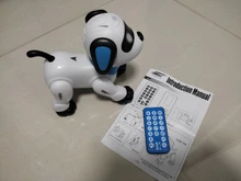 LE NENG-Perro Robot electrónico K21 para niños, juguete de Perro Robot con Control remoto, música, Control por voz, juguete bailarín, regalo de cumpleaños