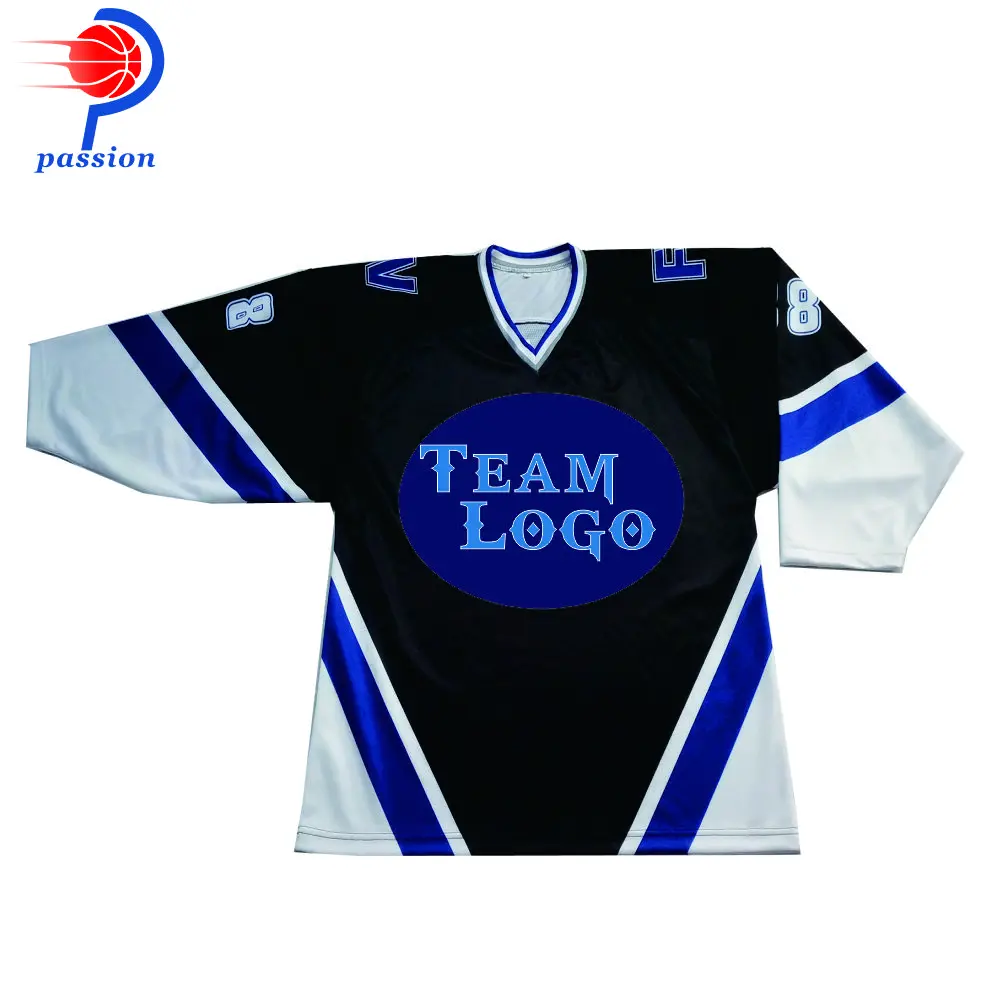 Moq 5 Pcs 35 Each 2021 New Custom Stripes Roller Hockey Shirts With