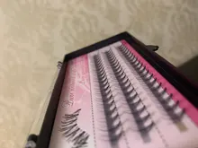 Pestañas de racimo de 60 clústeres/caja, pestañas de extensión de pestañas individuales gruesas bunches maquillaje profesional pestañas postizas