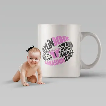 

Tailor-made His Father İzinde Design White Mug Cup-2