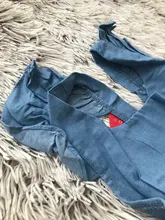 PatPat-conjuntos florales a juego para la familia, vestidos sin mangas con volantes y Tops vaqueros de aspecto familiar de algodón de mosaico de verano y primavera, gran oferta 2021