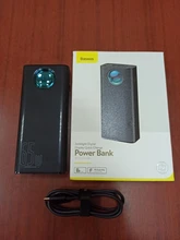 Baseus-Banco de energía de 65W, 30000mAh/20000mAh, PD, carga rápida, FCP, SCP, cargador externo portátil para teléfono inteligente, portátil y tableta