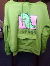 Sudadera con capucha para mujer, de manga larga, con dibujo de dinosaurios, ropa para parte superior femenina, con estampado, casual