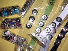 10 unids/lote Nuevo vidrio Snap mezclados, hermosa flor de algodón patrón exótico de cristal de 18mm botones para DIY, brazalete pulsera