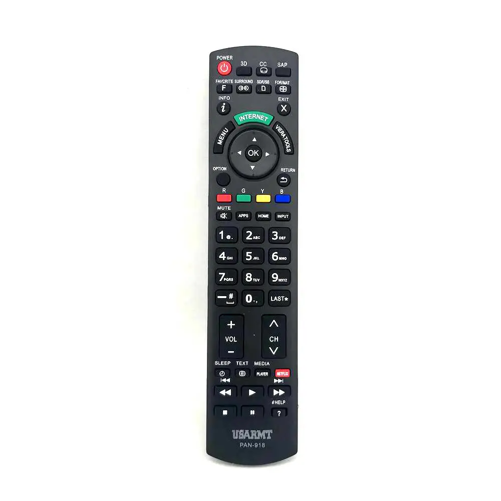 

Новый пульт дистанционного управления PAN-918 для Panasonic NETFLIX 3D TV N2QAYB000485 N2QAYB000100 N2QAYB000221