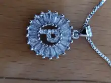 Initial Necklace Jewelry Pendant Gift 26-Letters Hot-Sale Cubic-Zirconia Fashion Gold/silver-Color