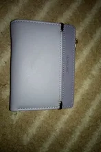 Billeteras de cuero para mujer, Mini monedero con broche, portatarjetas sólido, billeteras cortas a la moda, billetera con cremallera pequeña