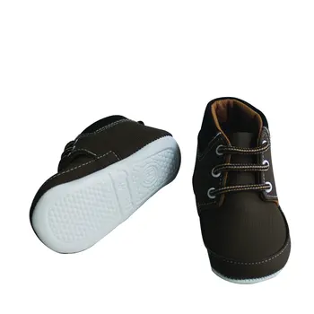 

Coffee Lace-Up Male Baby Shoes