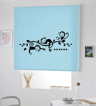 

Blind Iroa roll Child/Monkey! ROLLER BLINDS TRANSLUCENT! (SKY BLUE 100X175)