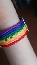 Ins-Pulseras tejidas con arcoíris para hombres y mujeres, pulseras LGBT para homosexuales, bisexuales, tejidas, trenzadas, orgullo, joyería de amistad