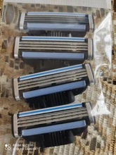 3 capas de hojas de afeitar afeitado de cara de alta calidad Razors cuchillas de afeitar hombres cara DE SEGURIDAD DE LA ATENCIÓN DE afeitadora Manual de Cassette