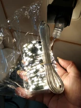 Led-String-Lights Green-Cable Tree Holiday-Decorration Christmas Outdoor Waterproof 100m