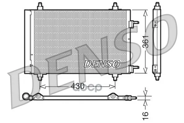 Радиатор Кондиционера Dcn07019 Denso арт. DCN07019