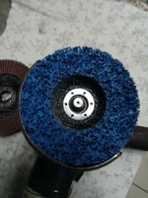 1/3 Uds 125mm disco con tira de polietileno rueda abrasiva pintura Óxido de limpio de ruedas para motocicletas Durable amoladora de ángulo de coche