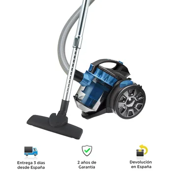 

Cyclonic bag-free vacuum cleaner, Max.700w, blue, bronze, high efficiency, energy saving, accessories (sytech)