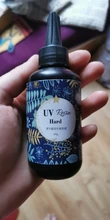 Difícil pegamento de resina UV de cristal claro de curado ultravioleta de la resina de Epoxy pegamento UV Solar cura luz del sol activado Fabricación de la joyería DIY herramientas