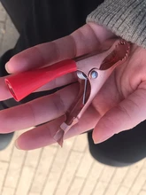 Connector-Plug Battery Caravan Alligator-Clips Test-Lead-Clips Power Crocodile Black