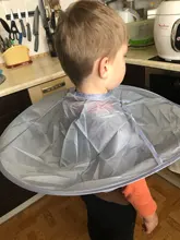 Capa de barbero familiar, capa para salón de belleza, cubierta de corte de pelo, herramienta de corte de pelo, paraguas