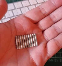 100 Uds Mini pequeño N35 imán redondo 3x1 3x1,5 3x2 3x4 3x5 3x10mm imán de neodimio NdFeB permanente Super fuerte potentes imanes