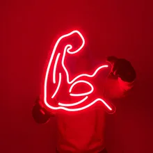 

LED Neon Light Muscle Neon Sign Muscle Neon Lights, Neon Sign for Gym, LED Light Sign, Wall Decor Sign, Neon Lights Room Decor