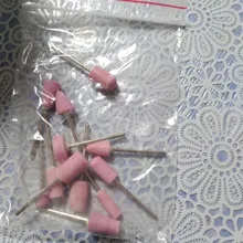 Taladro de cerámica para uñas, cabezales eléctricos de repuesto para manicura, pulido para manicura y pedicura, 12 Uds.