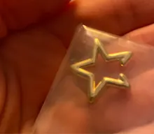 Pendientes de una sola oreja con Clip, estrella, corazón, remache, arcoíris, CZ, Color dorado y plateado, joyería, Aretes no perforados