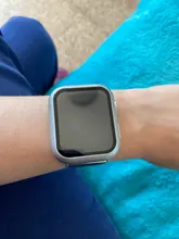 Protector de pantalla completa para Apple watch, carcasa rígida mate para Apple watch 6/SE/5/4/3/360, película de vidrio templado para iwatch 2/1