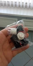 Rocker-Switches Round ON-OFF Black White Mini KCD1-105 6pcs 20mm-Diameter 2-Pin Red
