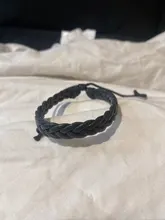 ¡Oferta! Pulseras y brazaletes de cuero para hombre, brazalete de joyería para hombre, abalorio de joyería para hombre, pulseras, pulseras para novio, novia, Relojes