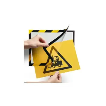 

Pack of 2 PCs-frame adhesive removable-magnetic 210x297mm yellow-black durableDURABLE17.32