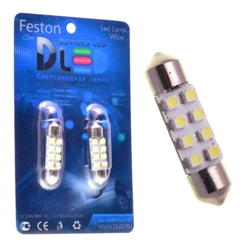 

1pcs LED Car Lamp C5W FEST 36мм SV8,5 - 8 SMD 3528