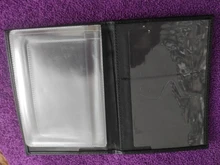 Pu-Leather-Covers Id-Holders Auto-Document-Insert Transparent for with PVC