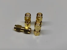 2 unids/lote RF SMA/RP-SMA, enchufe macho a hembra, convertidor de conector de Adaptador Coaxial RF para antena Raido SMA a SMA