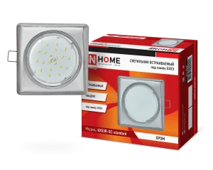 

Lamp built-in gx53r-sc-standard metal under the lamp gx53 230 V square chrome in home
