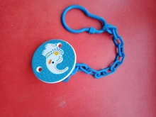 Cadena de chupete para bebé, producto de alimentación de animales de dibujos animados, mordedor seguro, chupetes antipérdida para bebé