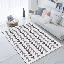 Серый Белый высокомерный Boho геометрический Nordec 3d принт Нескользящая микрофибра Гостиная декоративный современный моющийся коврик