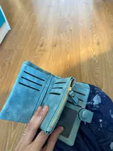 SMOOZA-Cartera de Piel de Mujer, Cartera de Piel de Mujer, billetera mate corta, billetera de Mujer con tres tarjetas plegables, 2020