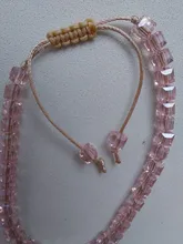 Pulsera con cuentas de cristal para mujer, longitud ajustable, 1 Uds., joyería hecha a mano