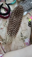 Sallyhair pasión Twist trenzas a Crochet Ombre trenzado sintético extensiones de cabello largo giros Rubio a granel Grey de la extensión del pelo